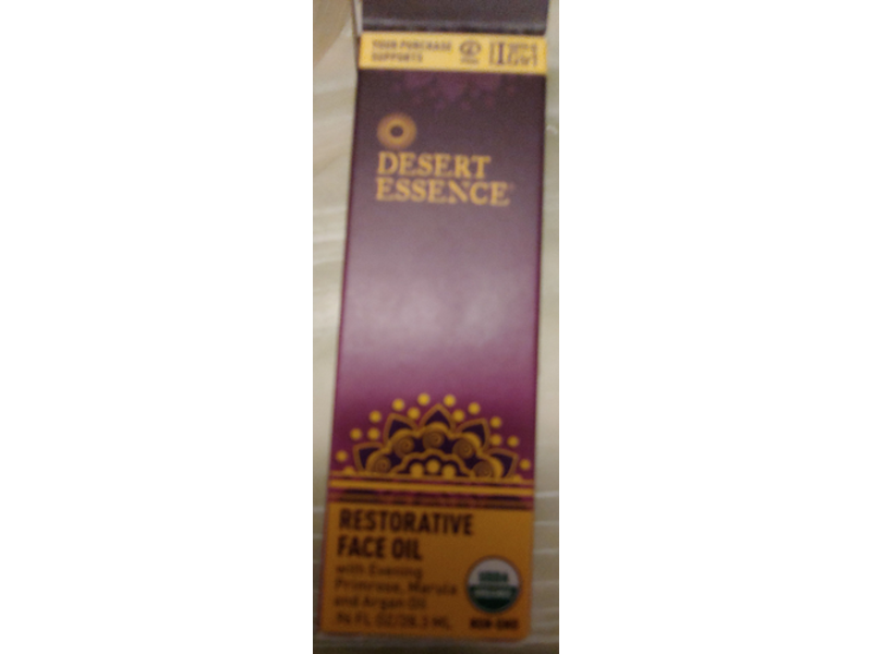 Desert Essence Restorative Face Oil, 0.96 fl oz/28.3 mL