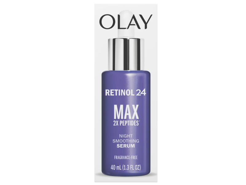 Olay Regenerist Retinol 24 Max Night Serum, Fragrance- Free, 1.3 fl oz/40 mL
