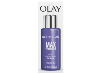 Olay Regenerist Retinol 24 Max Night Serum, Fragrance- Free, 1.3 fl oz/40 mL