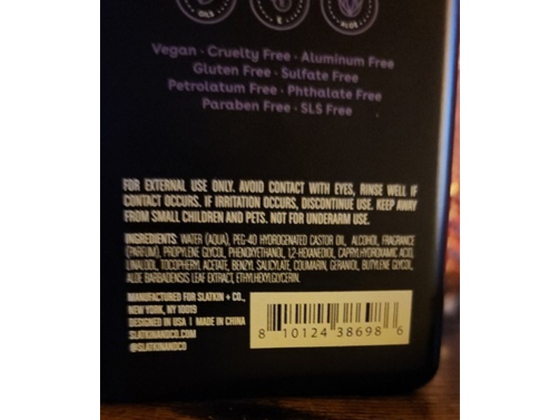 Slatkin & Co. Dwell212 Fragrance Mist, Lavender, 8 fl oz/237 mL