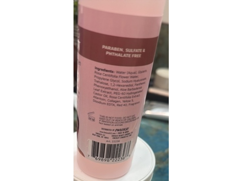 Precision Beauty Anti-Aging Toner Mist, Rose Water+Aloe Vera, 8 fl oz/237 mL