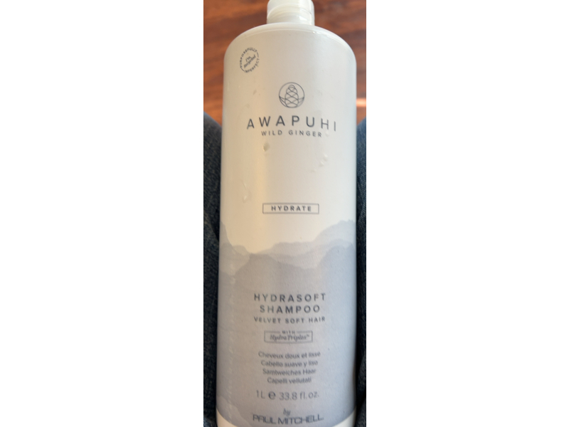 Paul Mitchell Awapuhi Hydrate Hydrasoft Shampoo, Wild Ginger, 33.8 fl oz/1 L