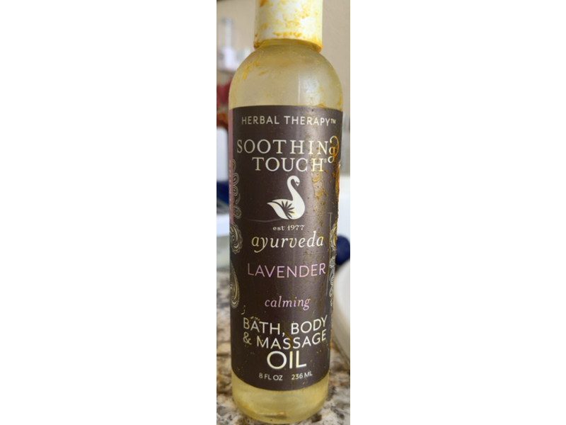 Soothing Touch Bath Body & Massage Oil, Calming Lavender, 8 fl oz/236 mL