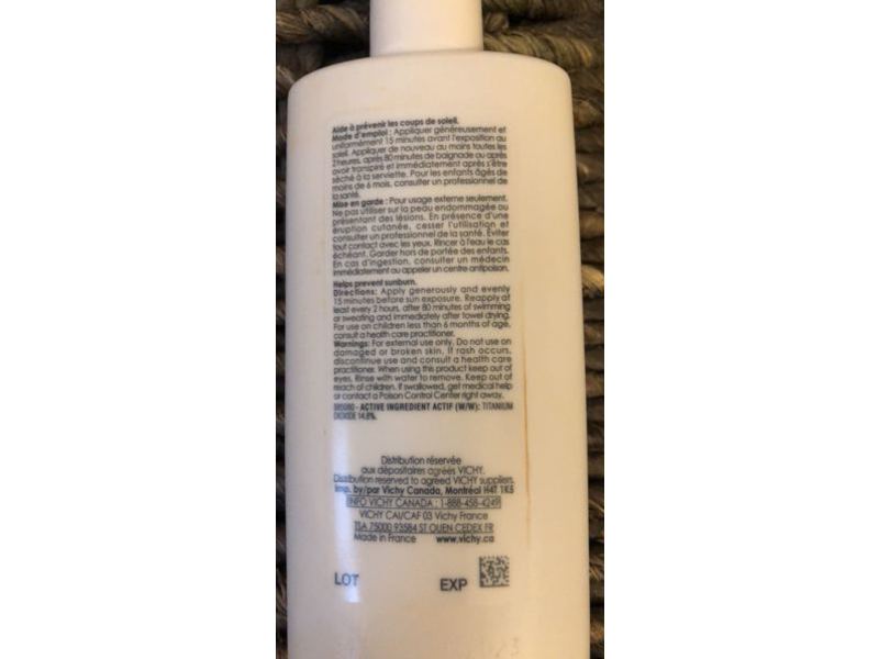 Vichy Laboratories Ideal Soleil Ultra-Fluid Tinted Lotion, SPF 60, 1.52 fl oz/45 mL