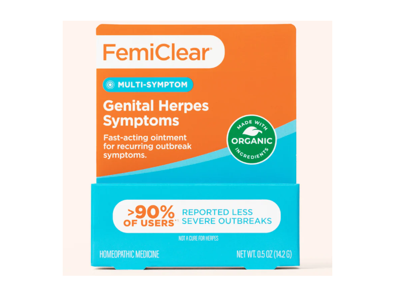 FemiClear Genital Herpes Symptoms Ointment, 0.5 oz/14.2 g