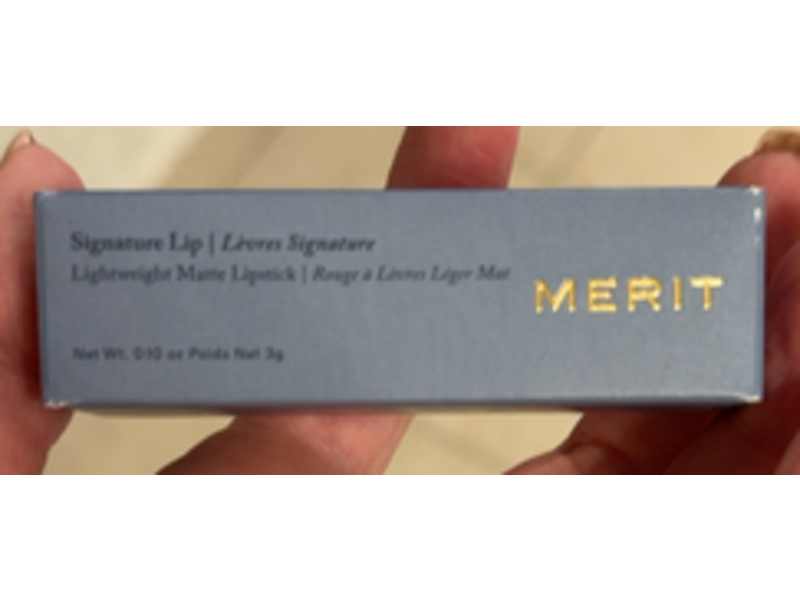 Merit Signature Lip Lightweight Lipstick, Maison, 0.10 oz/3 g