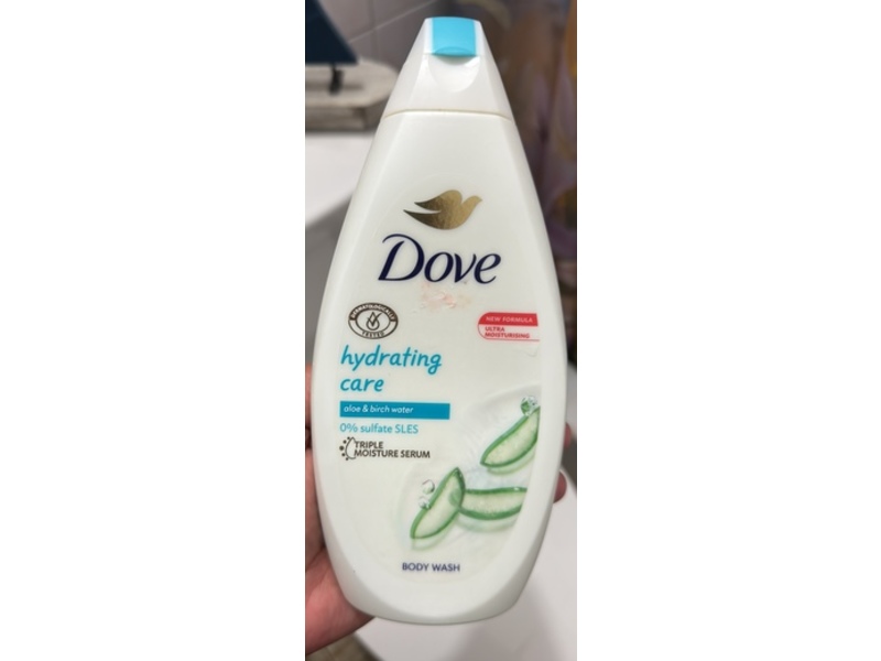 Dove Triple Moisture Serum Body Wash, Hydrating Care, 450 mL