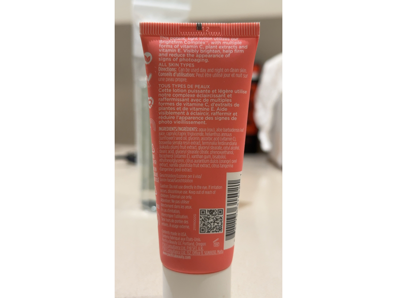 Pacifica Glow Baby Vitaglow Face Lotion, Vitamin C + Vitamin E, 1 fl oz/29 mL