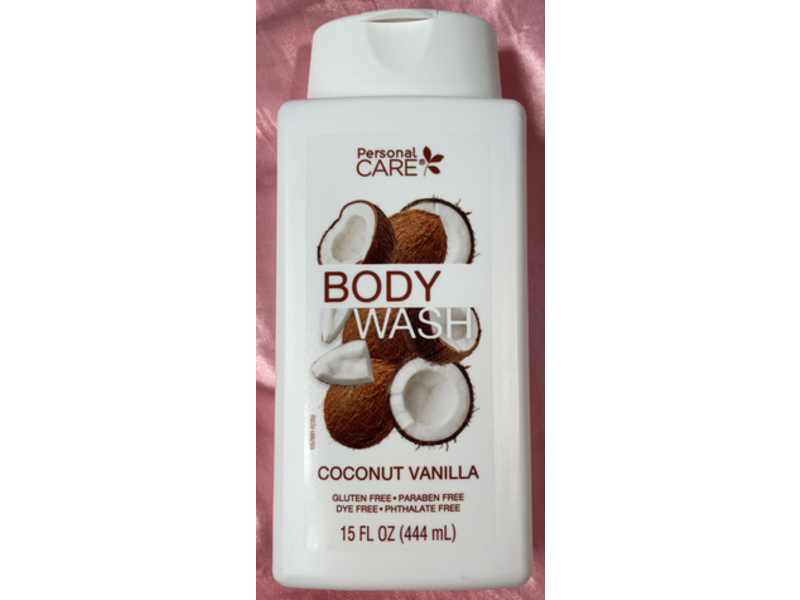 Personal Care Body Wash, Coconut Vanilla, 15 fl oz/444 mL, Pack of 2