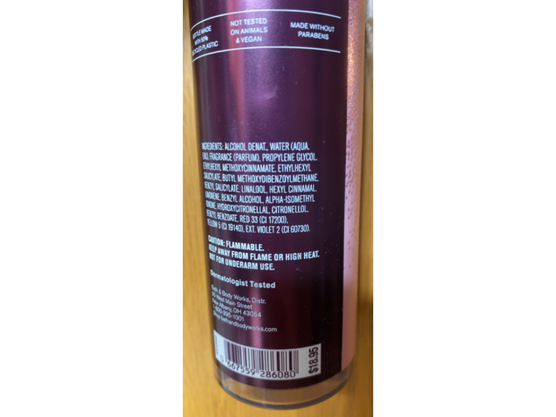 Bath & Body Works Fine Fragrance Mist, A Thousand Wishes, 8 fl oz/236mL