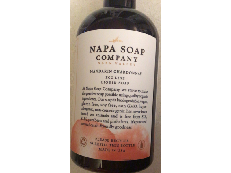 Mandarin Chardonnay Liquid Soap, Grapeseed Oil, 12 oz/354 mL