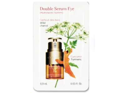 Clarins Double Eye Serum, Turmeric, 0.03 fl oz/0.9 mL