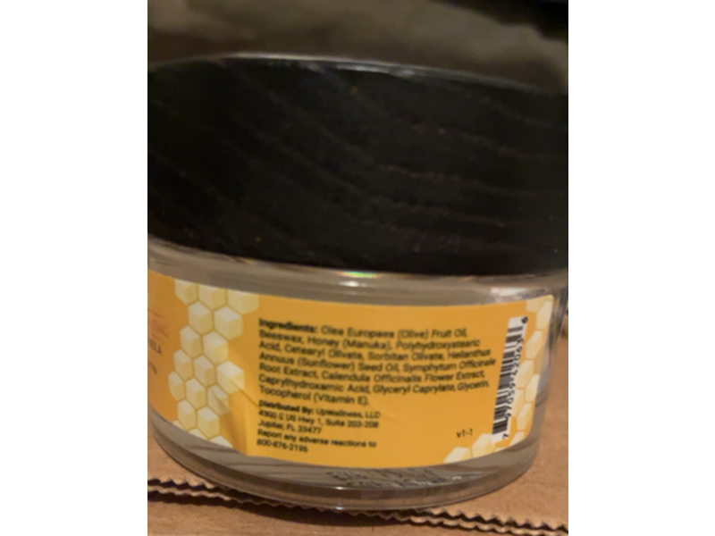 UpWellness Manuka Miracle Skin-Rejuvenating Balm, Honey, 0.88 oz/25 g