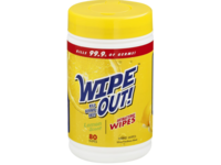 Wipe Out! Multi-Purpose Cleaning Wipes, Lemon Scent, 80 Count - thumbnail 1