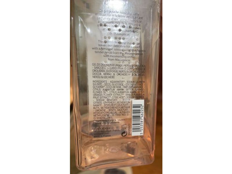 L'occitane En Provence Shower Gel, Neroli & Orchidee, 8.2 fl oz/245 mL