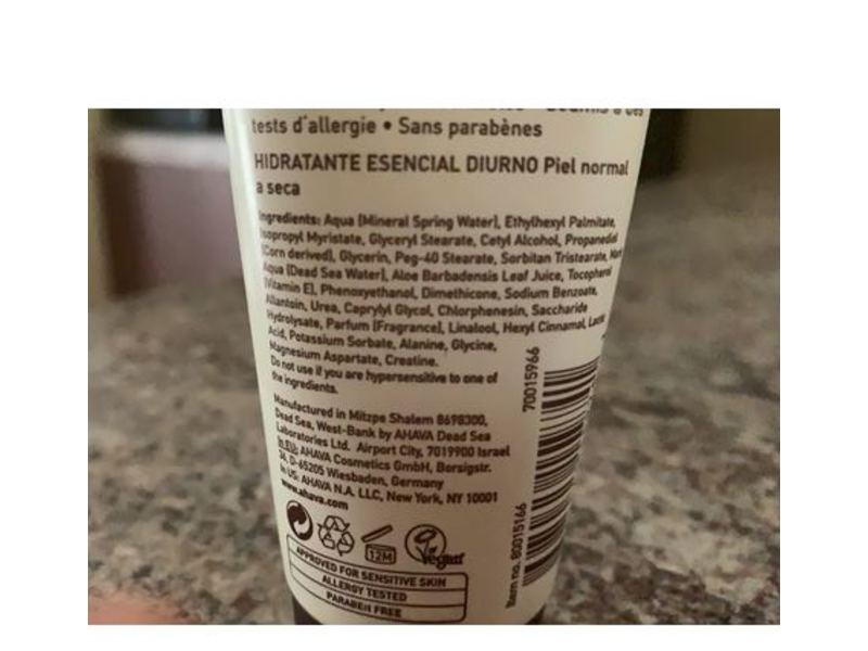 Ahava Time to Hydrate Essential Day Moisturizer, 1.7 fl oz (50 mL)