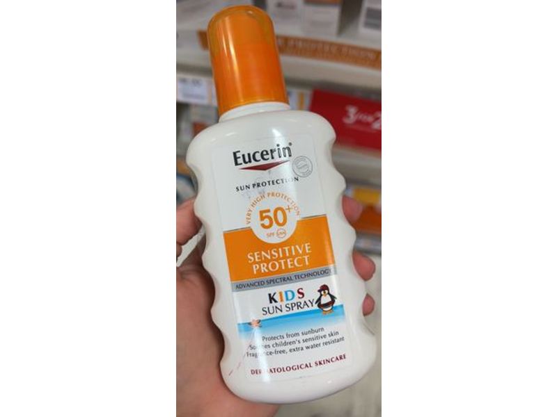 Eucerin Sun Protection Sensitive Protect Kids Sun Spray, SPF 50+, 200 mL