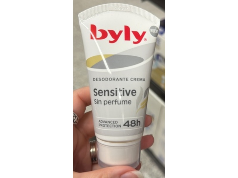 Byly Sensitive Deodorant Cream, 50 mL