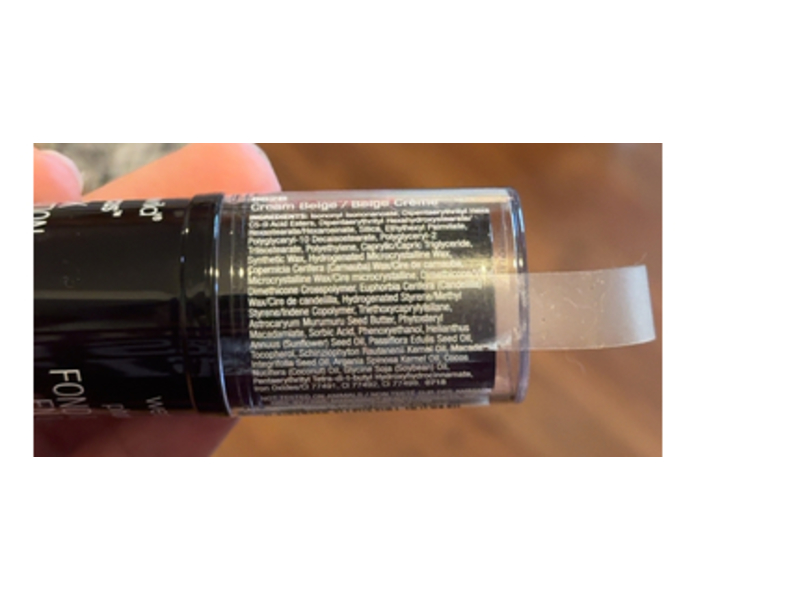 Wet N Wild Photofocus Stick Foundation, Cream Beige, 1 Count