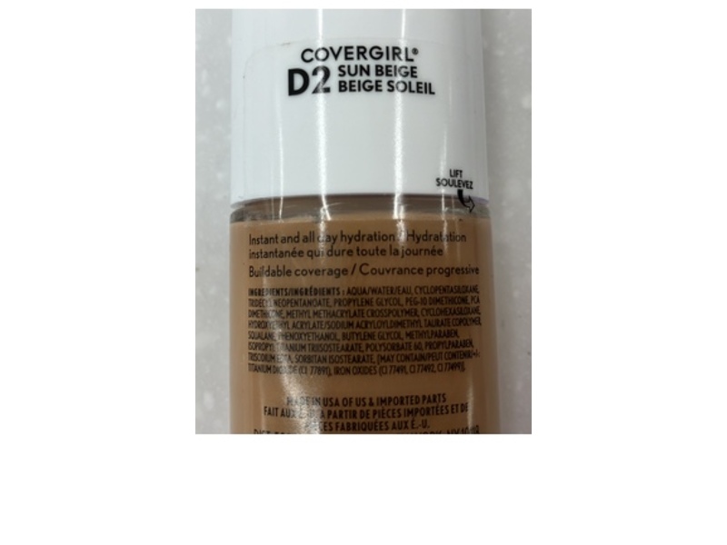 Covergirl Trublend Hydrating Foundation, D2 Sun Beige, 1 fl oz/30 mL