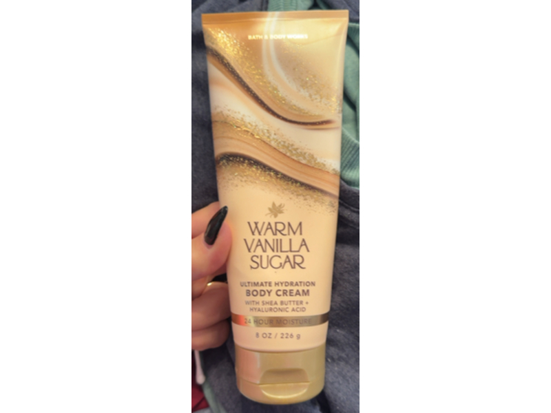 Bath & Body Works Ultimate Hydration Body Cream, Warm Vanilla Sugar, 8 oz/226g