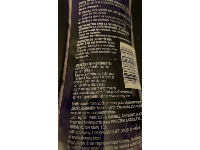 Downy Infusions Calm Laundry Scent Booster, Lavender & Vanilla Bean, 20.1 oz/570 g