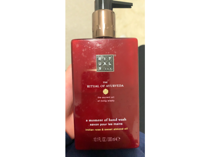 Rituals The Ritual Of Ayurveda Hand Wash, Indian Rose & Sweet Almond Oil, 10.1 fl oz/300 mL
