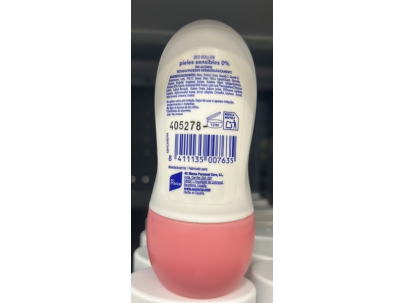 Lactovit Pieles Sensibles Deodorant, 1.7 fl oz/50 mL