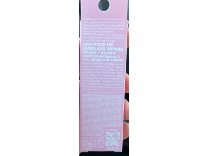 e.l.f. Cosmetics Thirst Burst Plumptide Lip Treatment, Guava, 0.35 oz/10 g