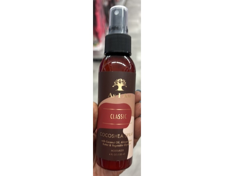 As I Am Classic Cocoshea Spray, 4 fl oz/120 mL