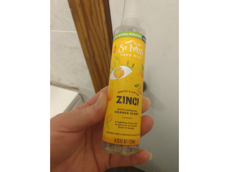 St. Ives Zing Orange Scent Face Mist 4.23 fl oz,pack of 1
