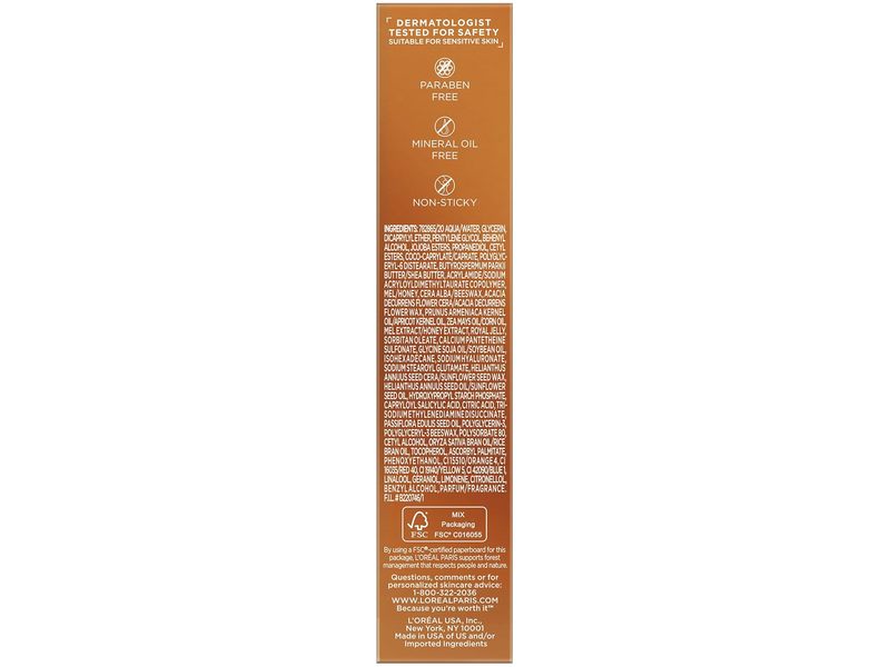 L'Oreal Paris Age Perfect Hydra-Nutrition All-over Honey Balm, Nurturing Oils + Manuka Honey, 1.7 fl oz/50 mL
