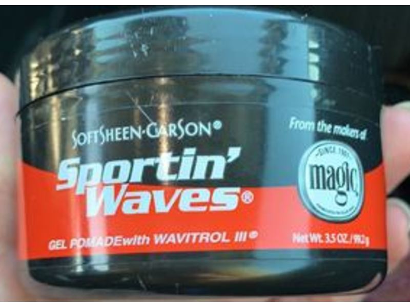 Softsheen-Carson Sportin' Waves Gel Pomade, Wavitrol III, 3.5 oz/99.2 g