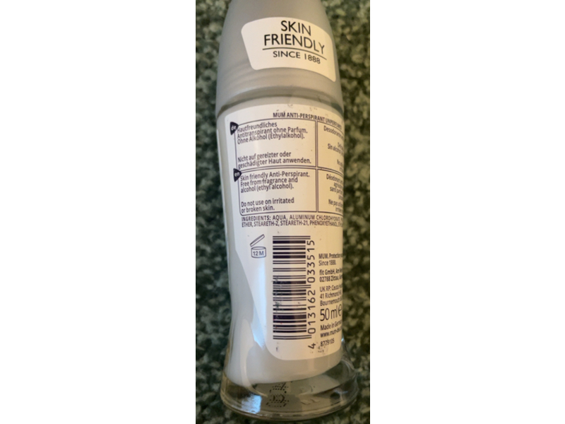 Mum Antiperspirant, 50 mL