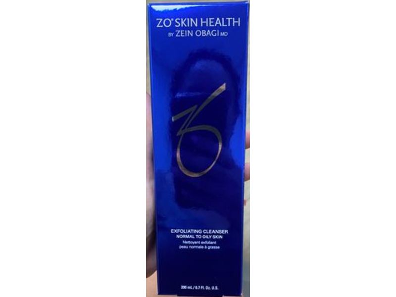 Zo Skin Health Exfoliating Cleanser, Normal To Oily Skin, 6.7 fl oz/200 mL