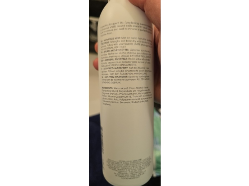 Unite 7 Seconds Anti-Frizz Mist, 6 fl oz/178 mL