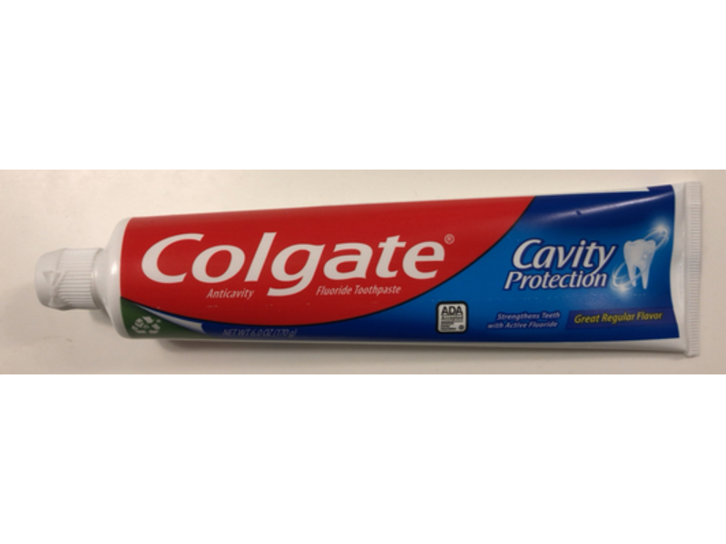 Colgate Cavity Protection Fluoride Toothpaste, Great Regular Flavor, 6.0 oz/170 g