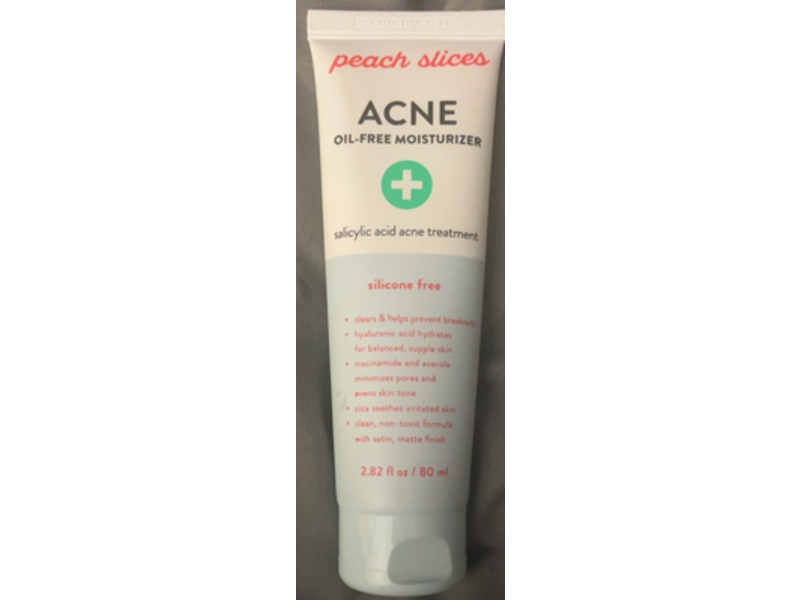 Peach & Lily Peach Slices Acne Oil-Free Moisturizer, 2.82 fl oz/80 mL
