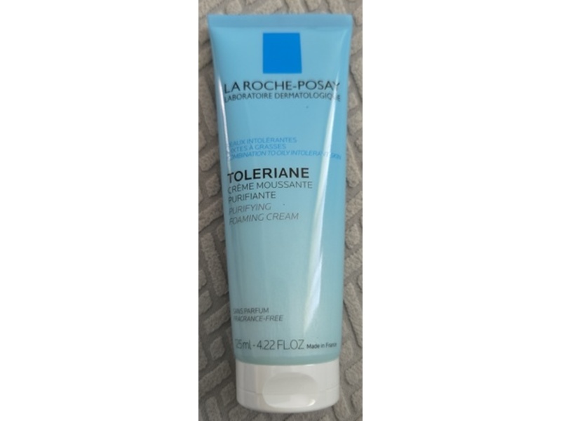 La Roche-Posay Purifying Foaming Cream, Toleriane, 4.22 fl oz/125 mL
