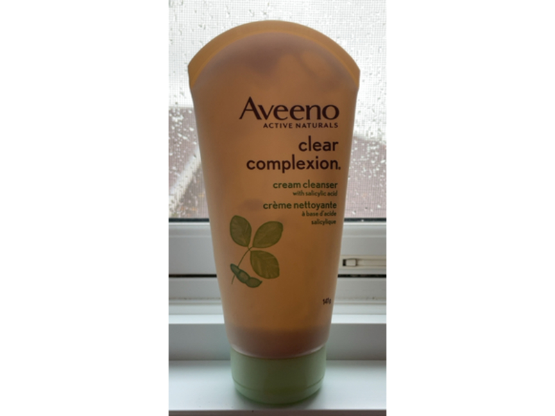 Aveeno Clear Complexion Cream Cleanser, Salicylic Acid, 141 g