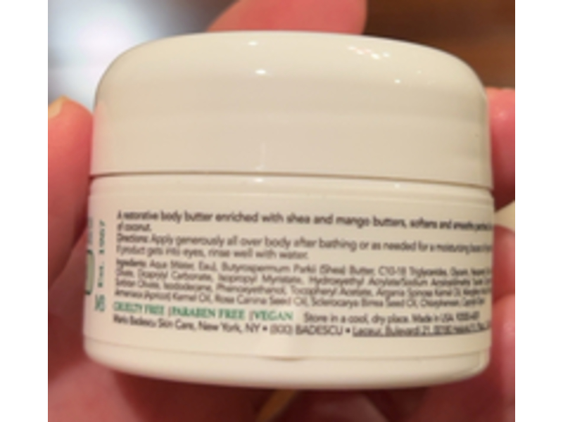 Mario Badescu Coconut Body Butter, 0.5 oz/14 g