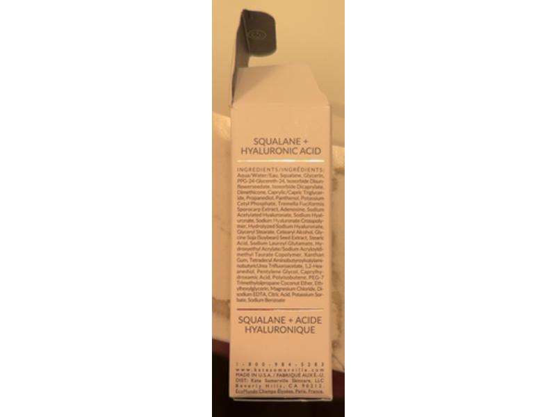 Kate Somerville Kx Active Concentrates Hydrate + Plump Serum, Squalane + Hyaluronic, 1 fl oz/30 mL