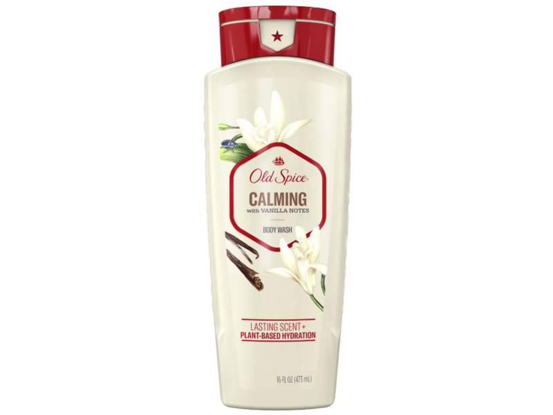Old Spice Calming Body Wash, Vanilla, 16 fl oz/473 mL