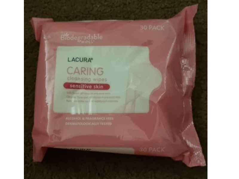 Lacura Caring Cleaning Wipes, 30 Count