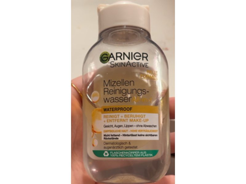 Garnier Skin Active Micellar Cleansing Water All-in-1 Waterproof, 100 mL