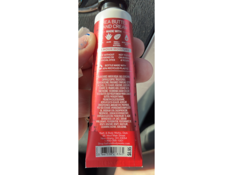 Bath & Body Works Black Cherry Merlot Hand Cream, Shea Butter, 1 fl oz/29mL