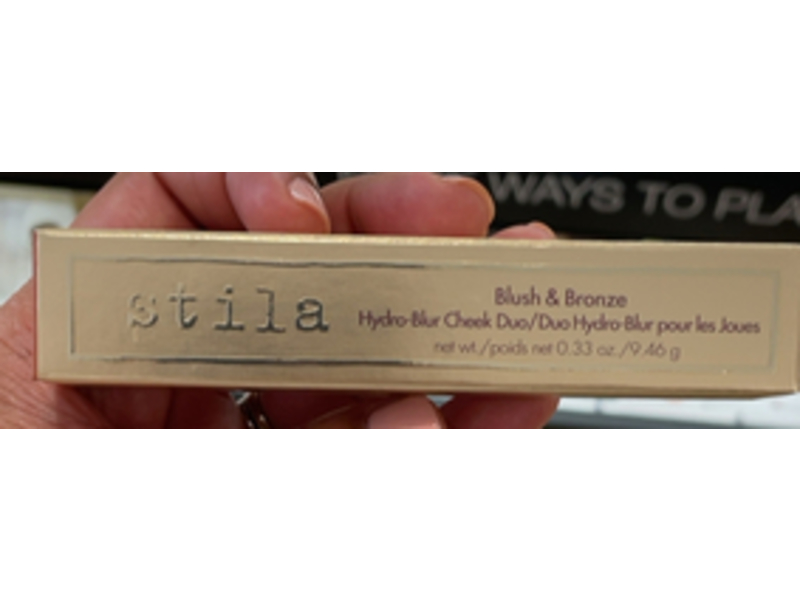 Stila Blush & Bronze Hydro-Blur Cheek Duo, Papaya & Tan, 0.33 oz/9.46 g