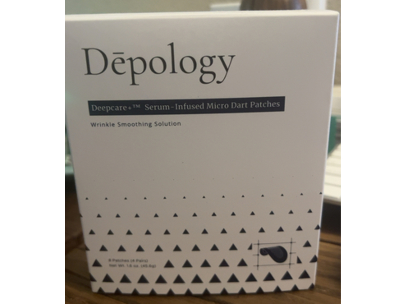 Depology Deepcare+ Serum Infused Micro Dart Patches, 1.6 oz/45.6 g, 8 Count, 4 Pairs