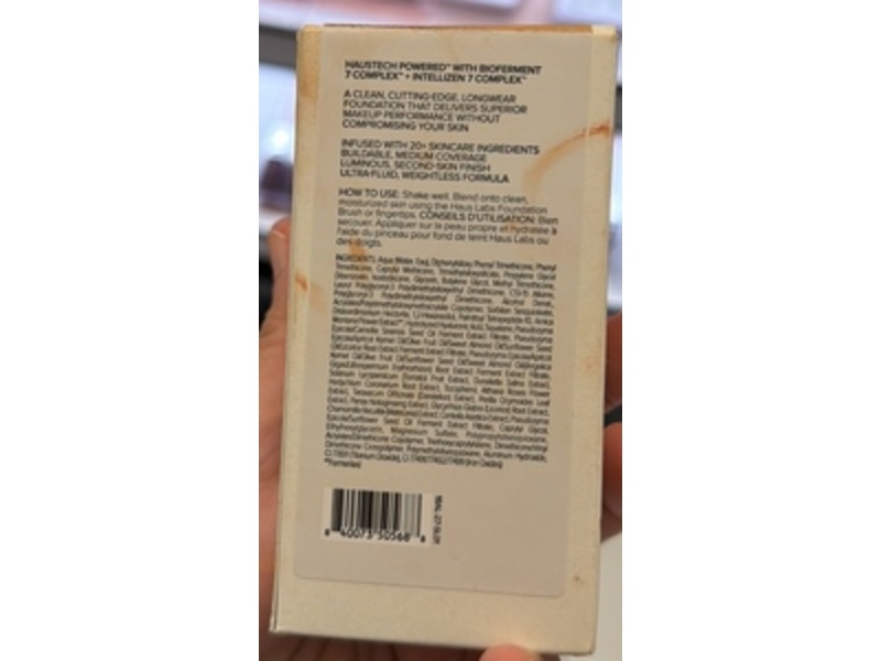 Haus Labs By Lady Gaga Skin Tech Foundation, 300 Medium Neutral, 13.5oz