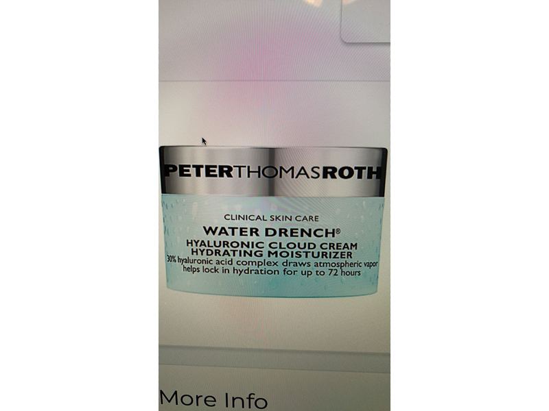 Peter Thomas Roth Hyaluronic Cloud Hydrating Moisturizer Cream, Water Drench, 1.7 fl oz/50 mL